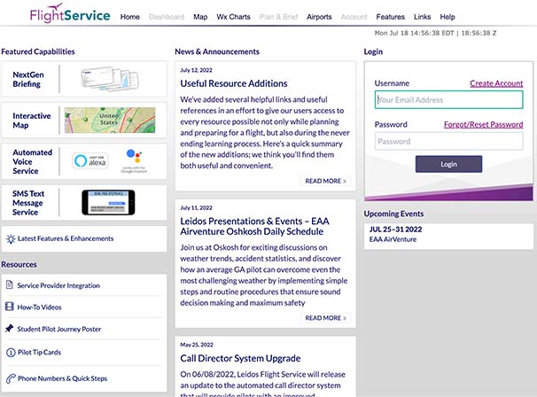 A FSS Pilot Information Portal