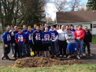 NewHartfordFootballClean Up 2013