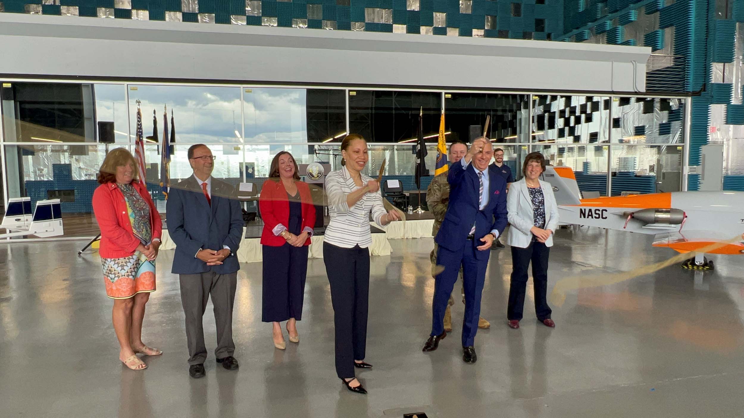 Oneida County Airport Sky Dome Ribbon Cutting