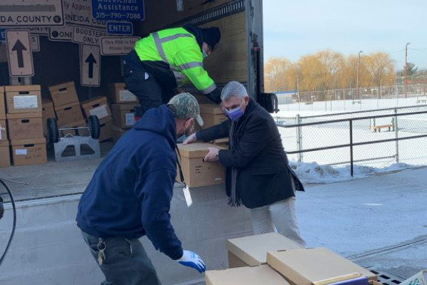 Oneida County Donates 2,000 Books & Raises Over $16,000 for Local Charities Photo