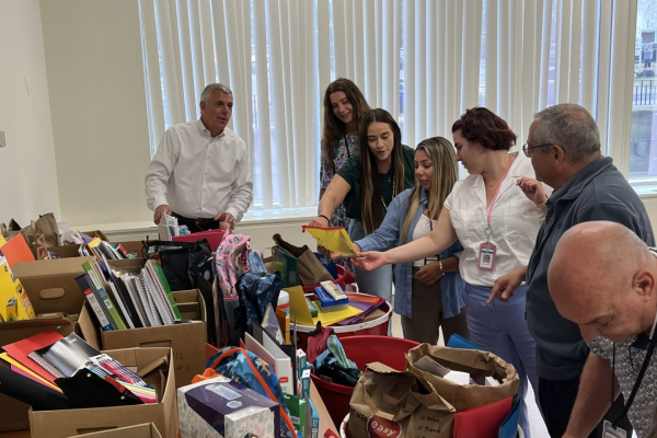 Oneida County Employees Donate Truckload of Supplies and $1,600 to Connected Community Schools Photo